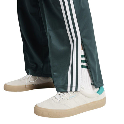 Mint Green - Side - Adidas Womens-Ladies Firebird Polyester 3 Stripes Loose Tracksuit Bottoms
