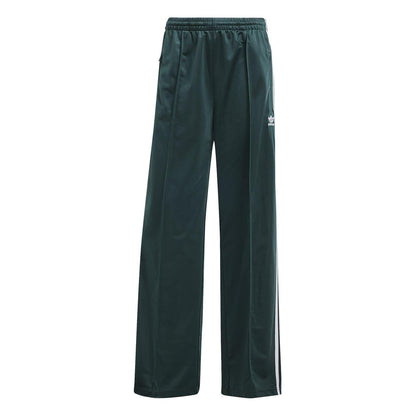 Mint Green - Front - Adidas Womens-Ladies Firebird Polyester 3 Stripes Loose Tracksuit Bottoms