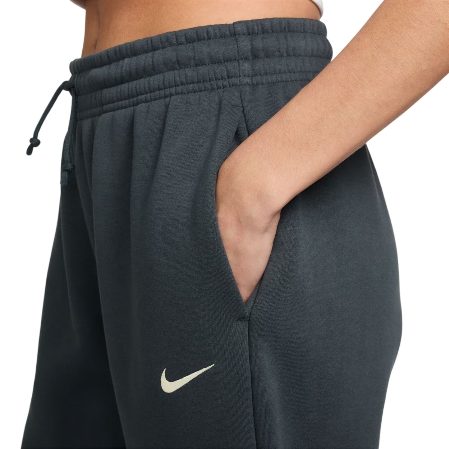 Seaweed-Sail - Side - Nike Womens-Ladies Fleece Joggers