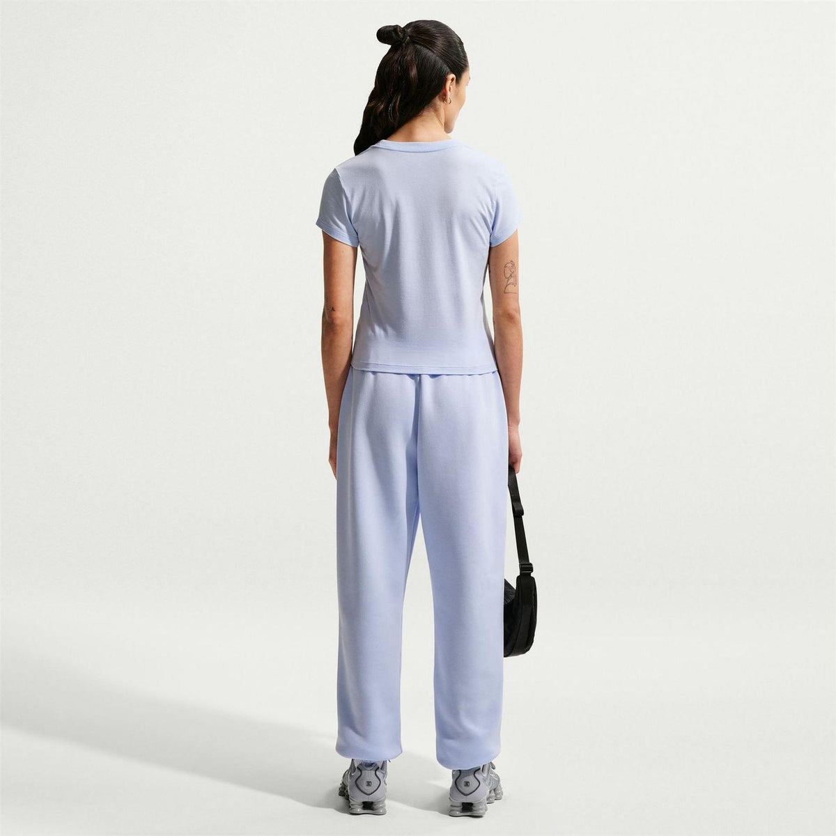 Blue - Pack Shot - Nike Womens-Ladies Fleece Joggers