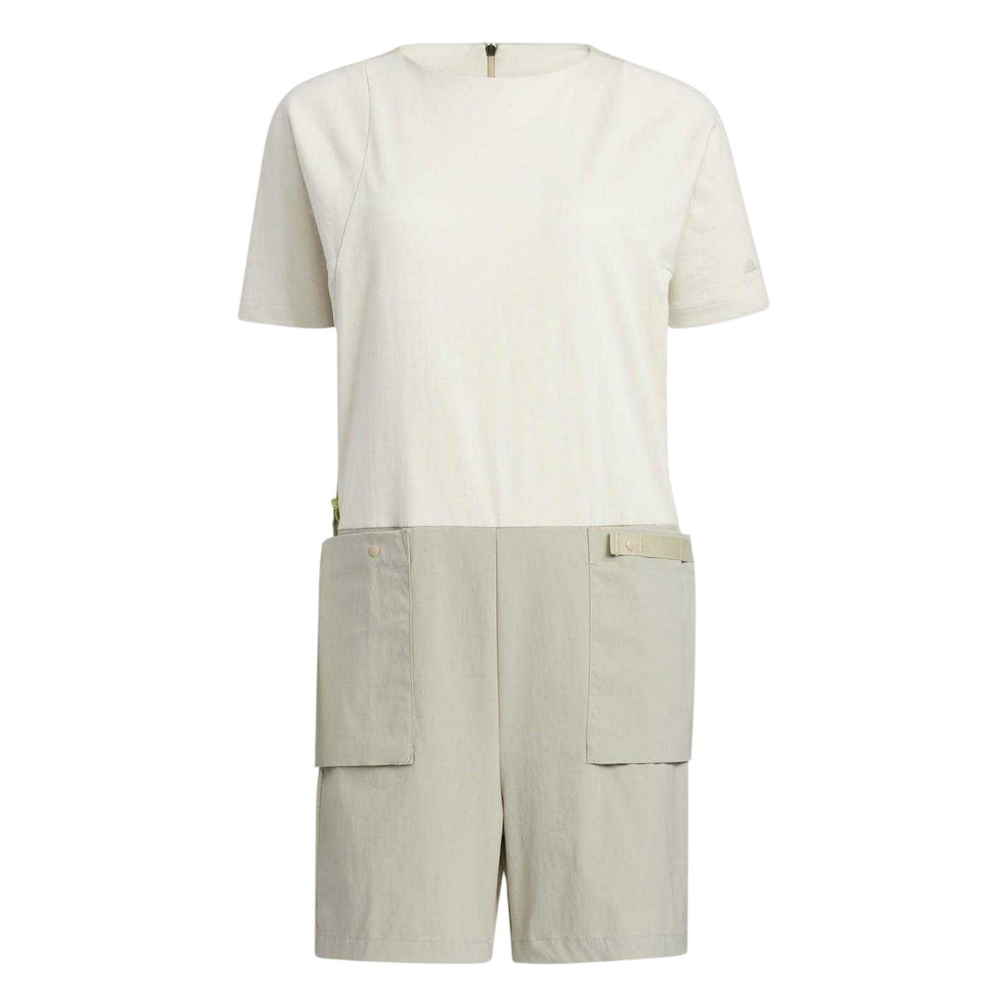 Grey - Front - Adidas Womens-Ladies Originals Loose Fit Overalls