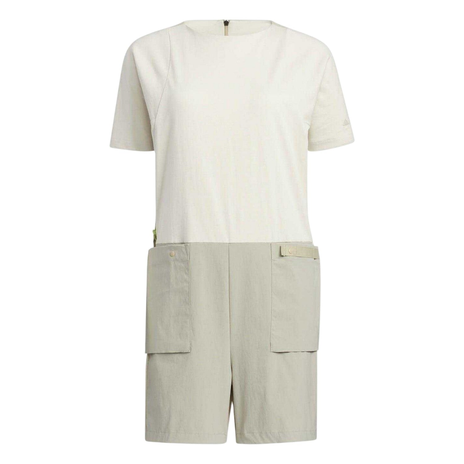 Grey - Front - Adidas Womens-Ladies Originals Loose Fit Overalls
