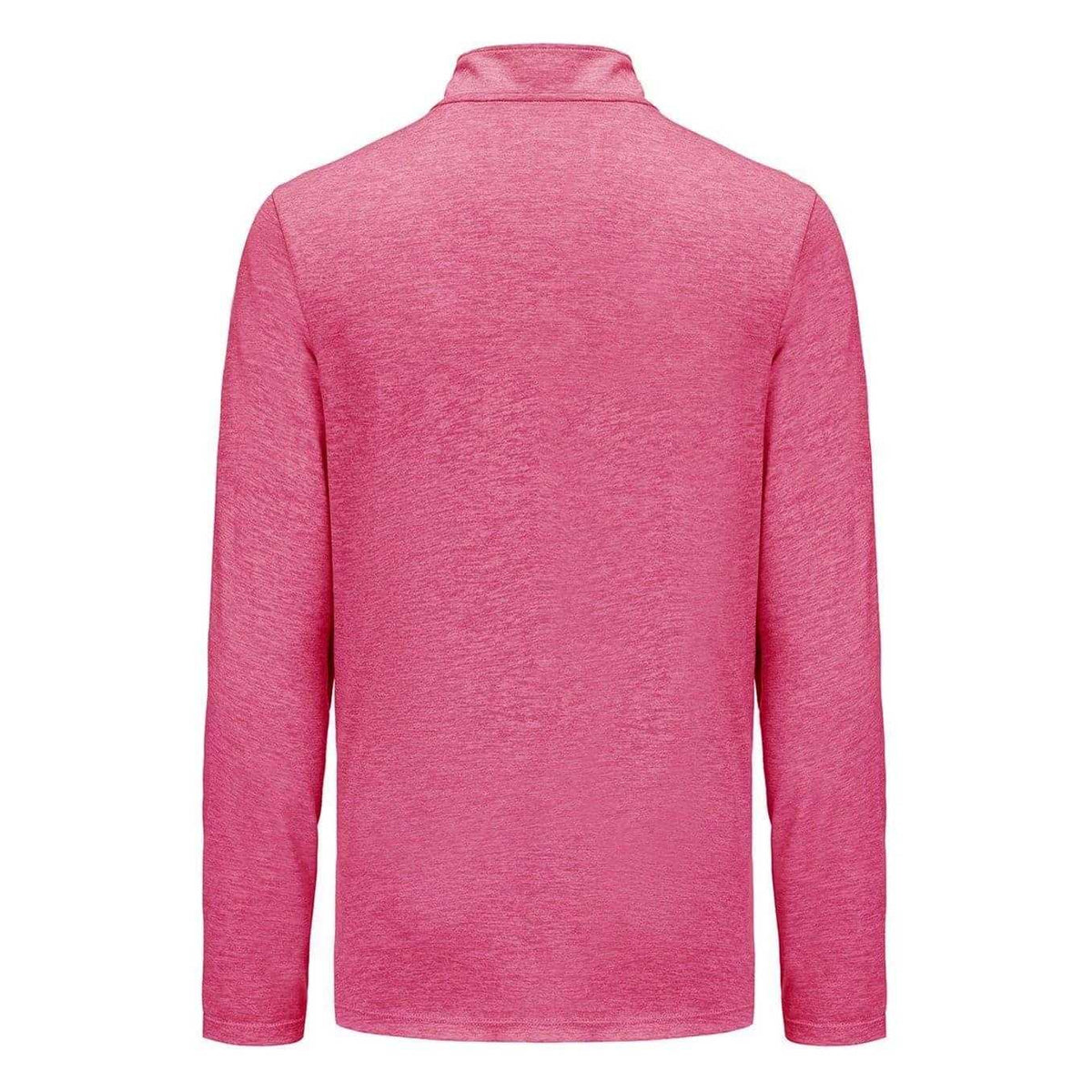 Pink Marl - Back - Everlast Mens Mock Neck Regular Long-Sleeved Top