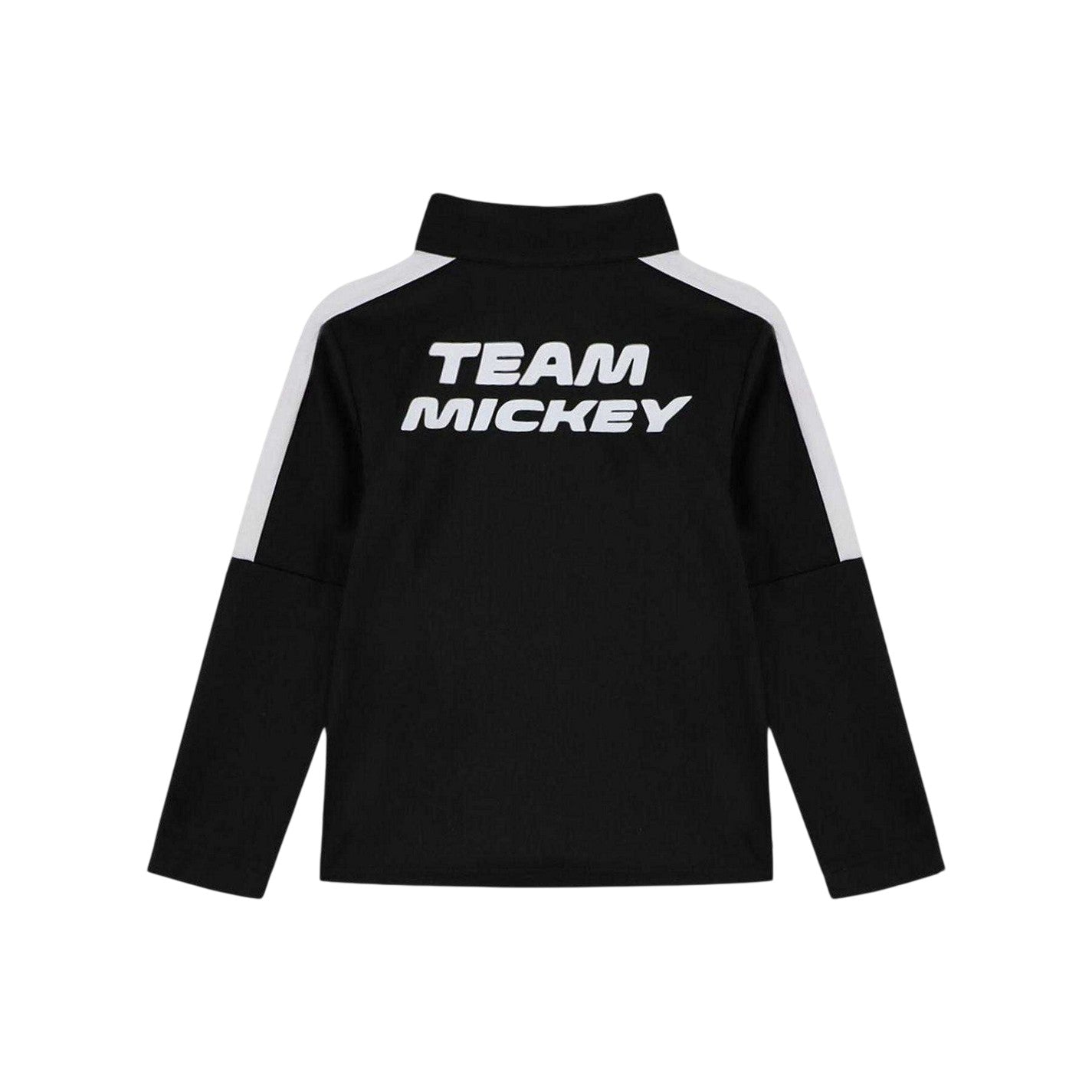 Black-White - Side - Disney Childrens-Kids Mickey Mouse Football Tracksuit Set