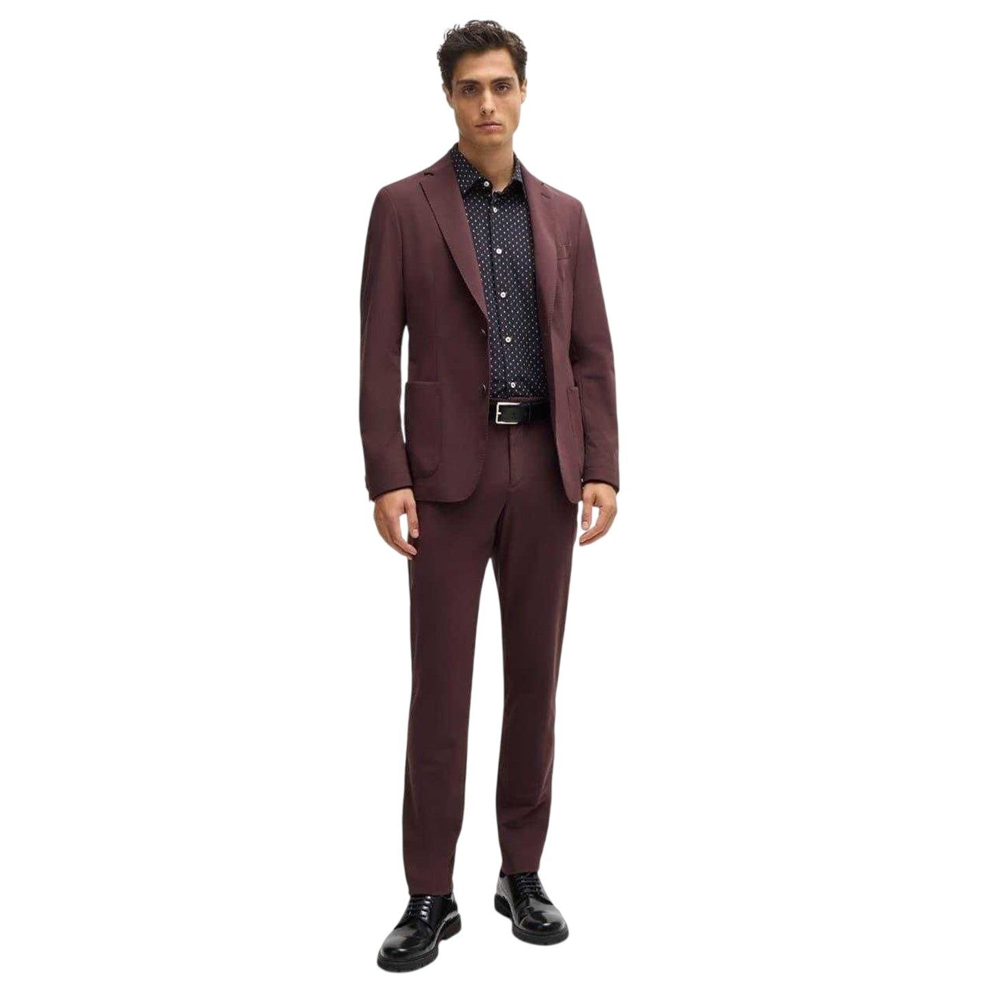 Red - Lifestyle - Boss Mens Notch Neck Formal Blazer