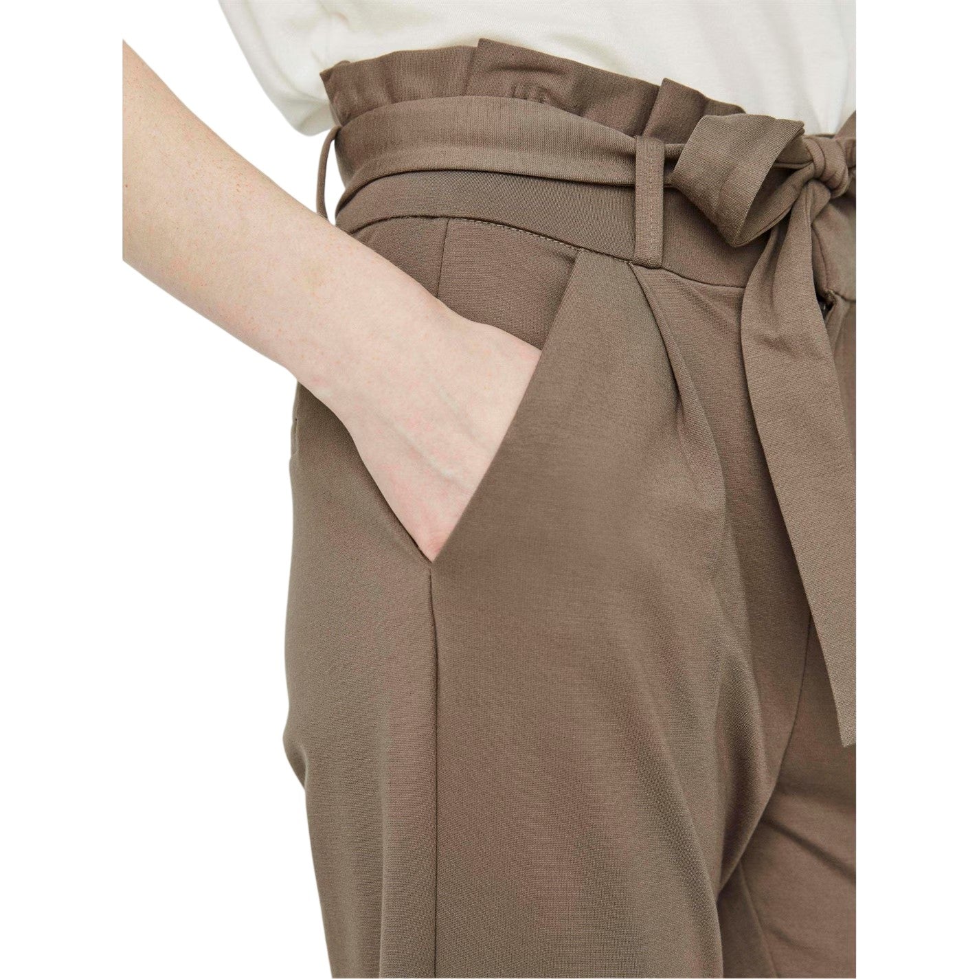 Mint - Side - Vero Moda Womens-Ladies High Waist Trousers