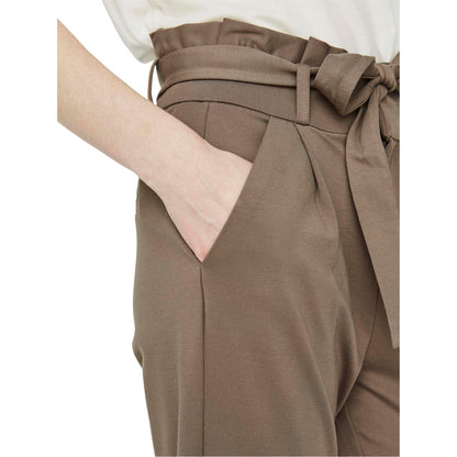 Mint - Side - Vero Moda Womens-Ladies High Waist Trousers