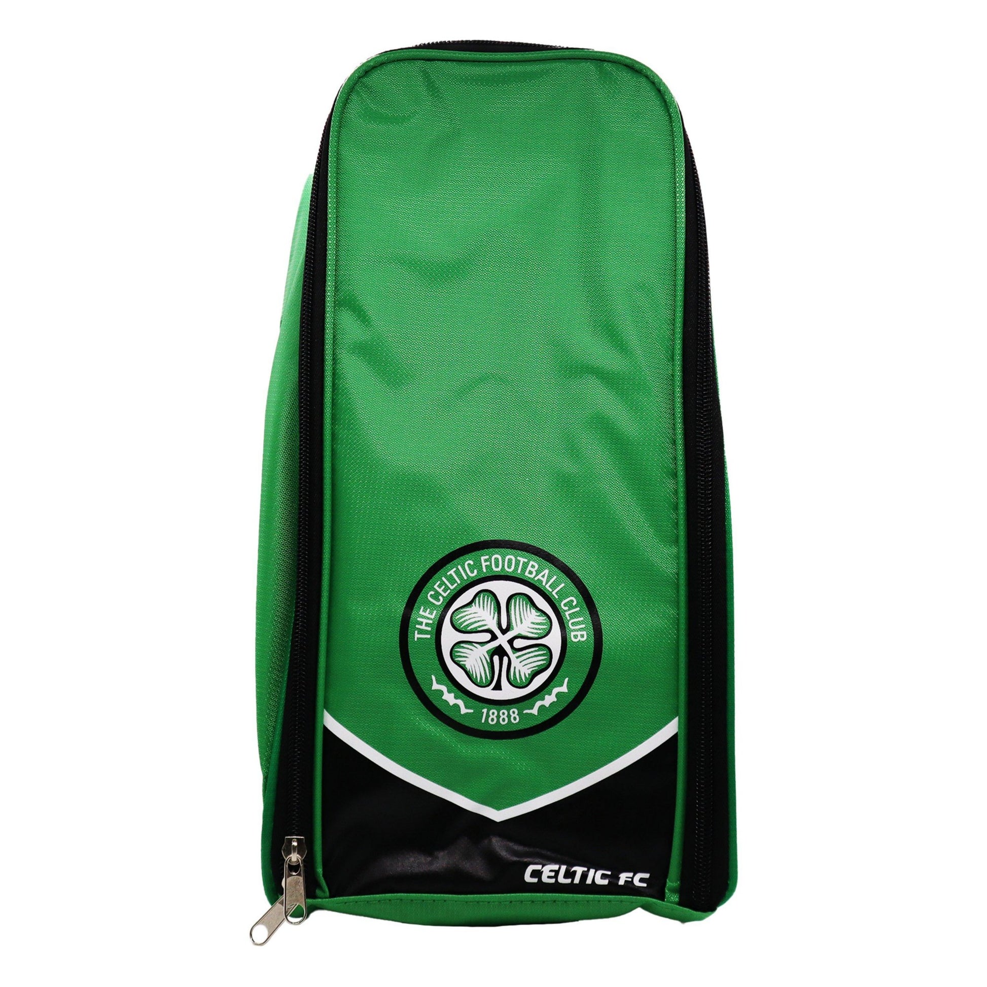Green - Front - Team Celtic Woven Football Boot Bag