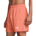 Orange - Side - Under Armour Mens Challenger Pro Woven Shorts