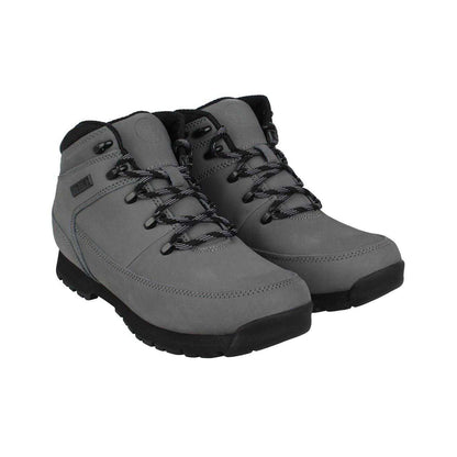 Grey - Lifestyle - Firetrap Mens Rhino Leather Ankle Boots