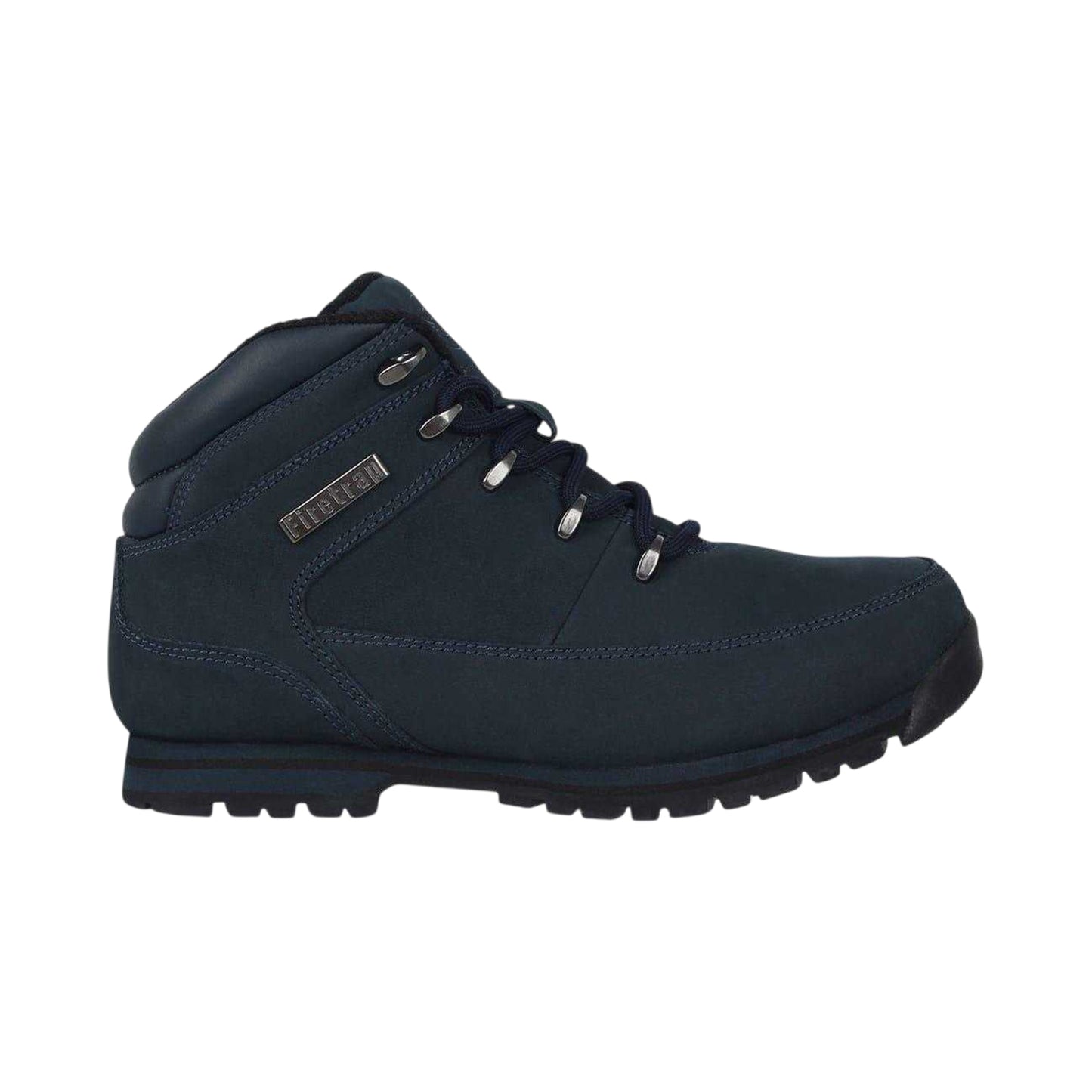 Navy-Black - Front - Firetrap Mens Rhino Leather Ankle Boots