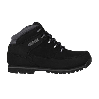 Black-Grey - Front - Firetrap Mens Rhino Leather Ankle Boots
