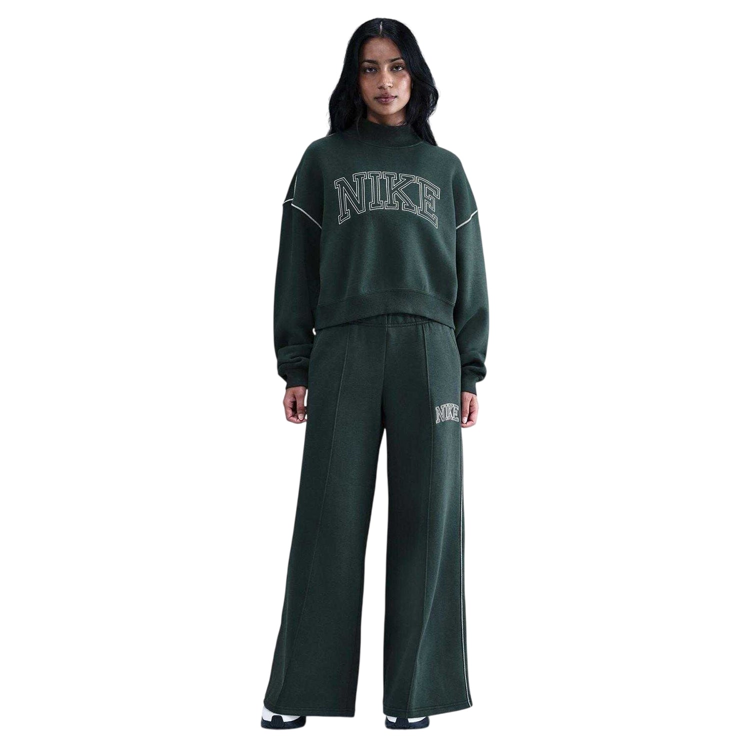 Seaweed - Lifestyle - Nike Womens-Ladies Phoenix Speed Embroidered Logo Sweatshirt