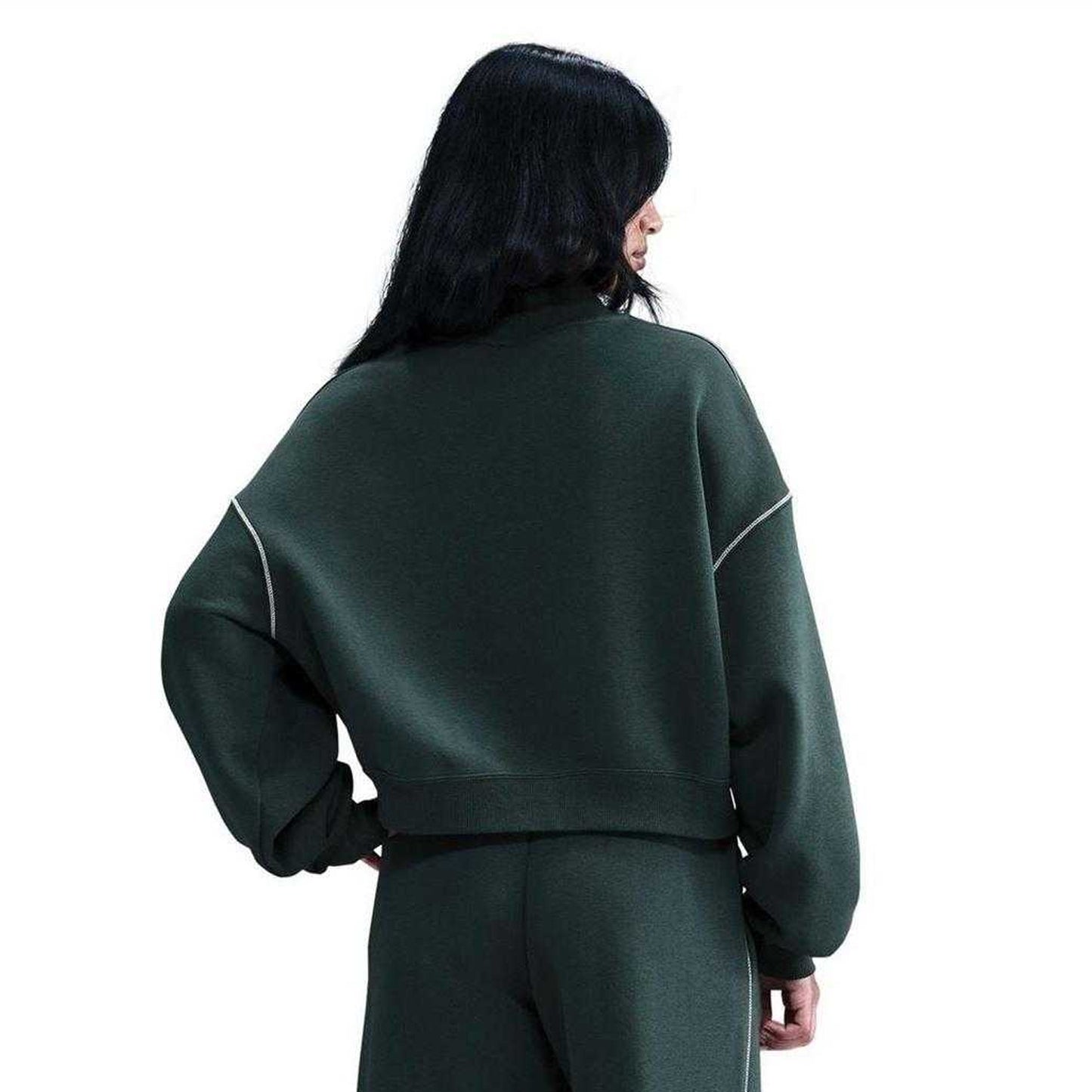 Seaweed - Back - Nike Womens-Ladies Phoenix Speed Embroidered Logo Sweatshirt