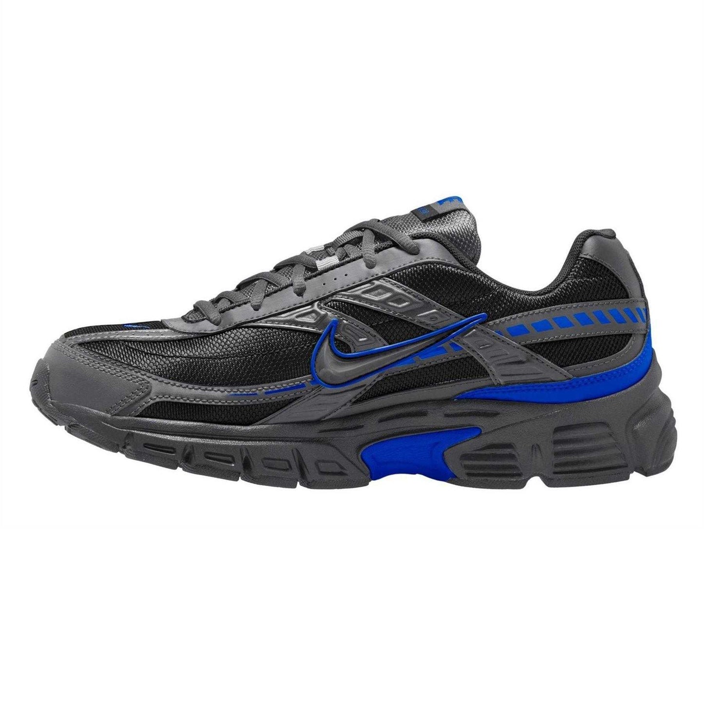Anthracite-Blue - Back - Nike Mens Initiator Logo Cushioned Trainers