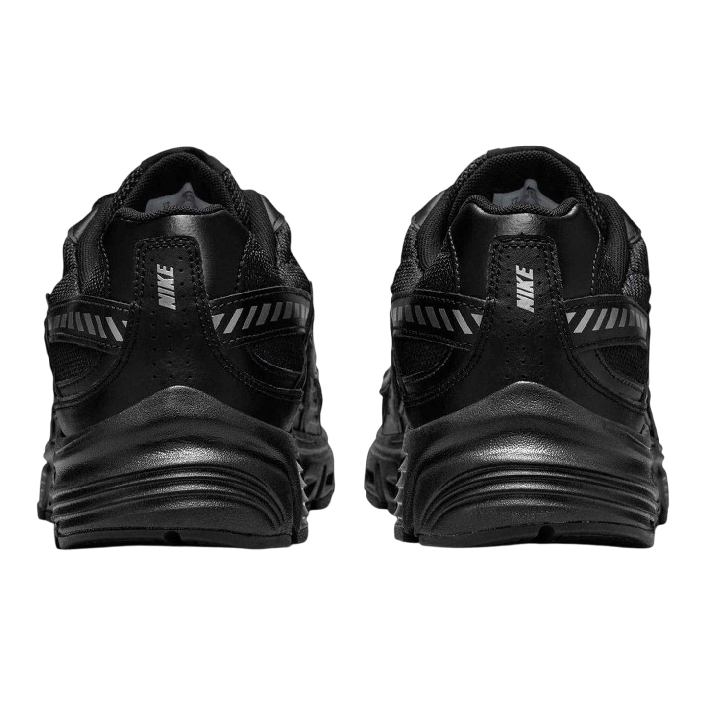 Black-Silver - Back - Nike Mens Initiator Logo Cushioned Trainers
