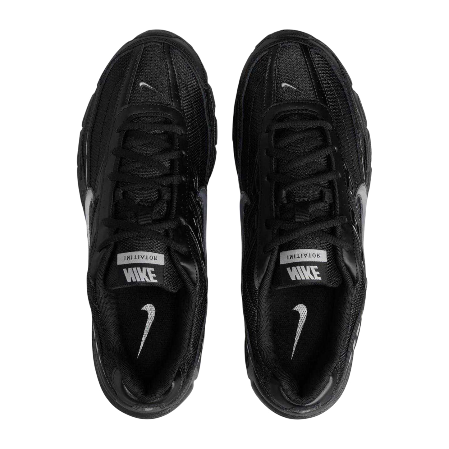 Black-Silver - Lifestyle - Nike Mens Initiator Logo Cushioned Trainers