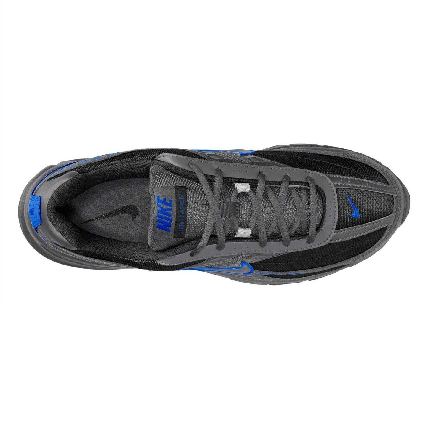 Anthracite-Blue - Side - Nike Mens Initiator Logo Cushioned Trainers