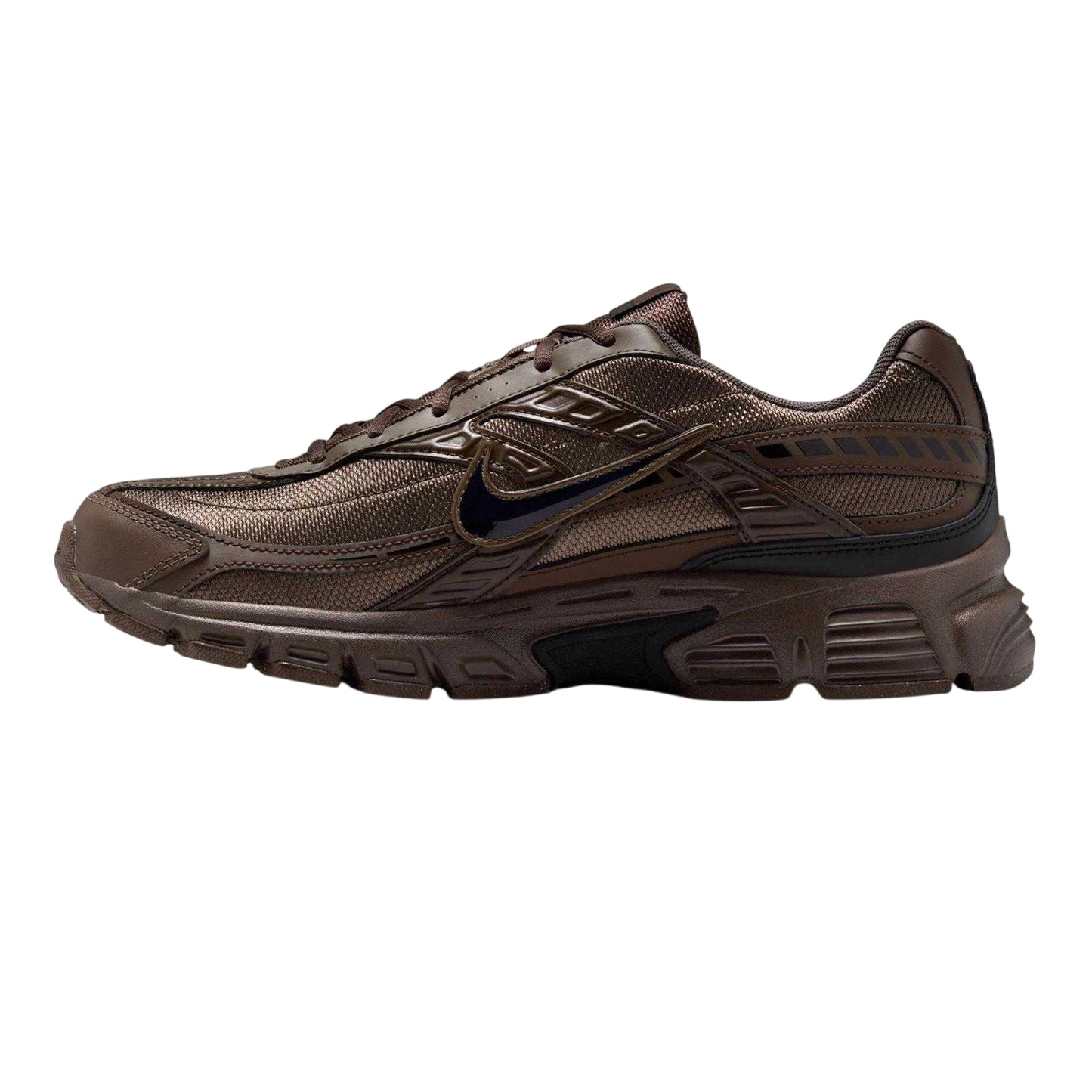Brown-Black - Side - Nike Mens Initiator Logo Cushioned Trainers