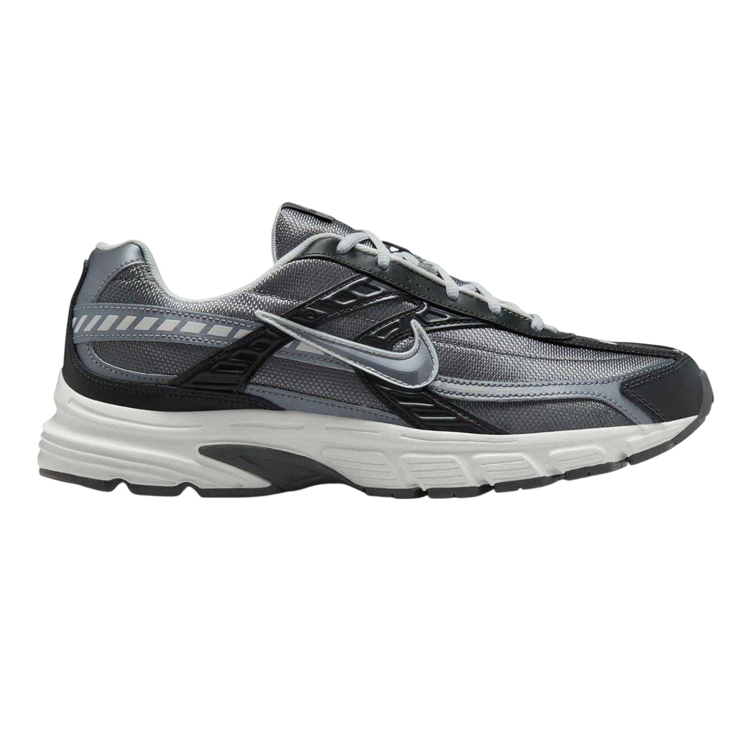 Anthracite-Grey - Front - Nike Mens Initiator Logo Cushioned Trainers