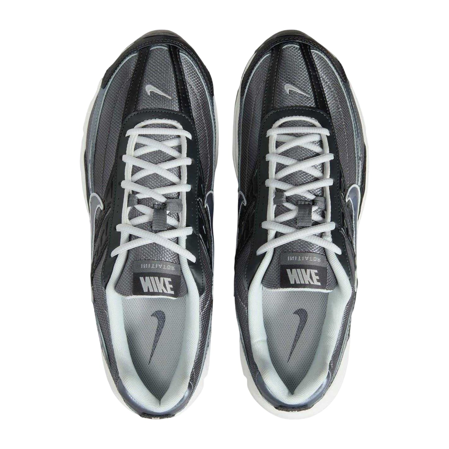 Anthracite-Grey - Lifestyle - Nike Mens Initiator Logo Cushioned Trainers