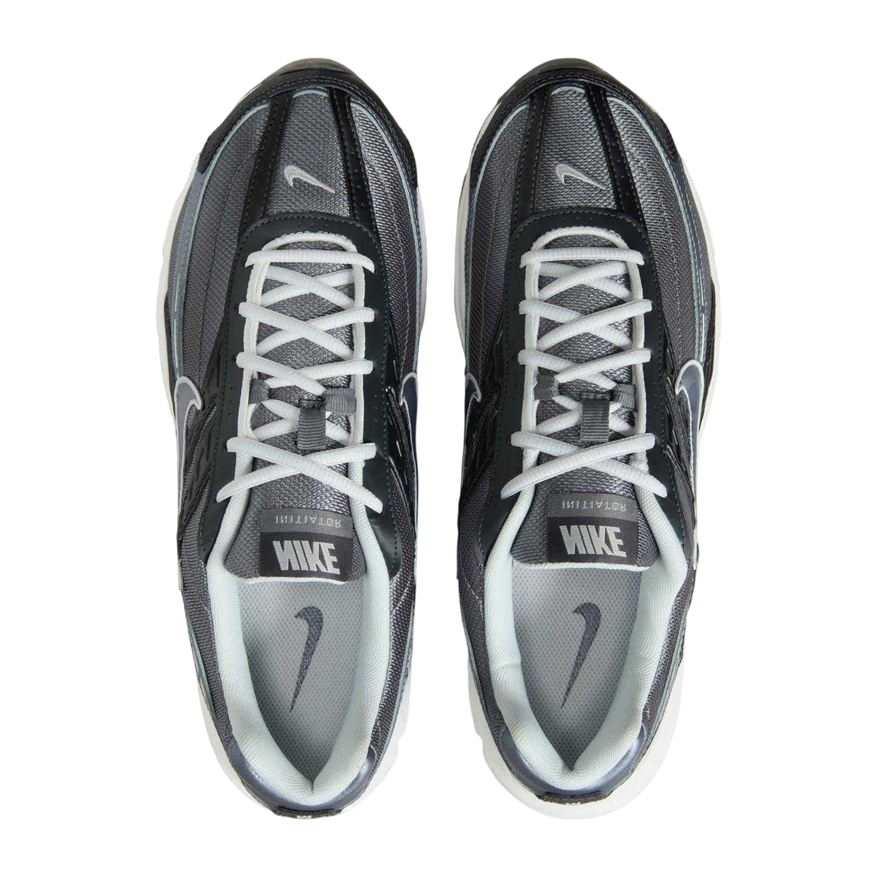 Anthracite-Grey - Lifestyle - Nike Mens Initiator Logo Cushioned Trainers