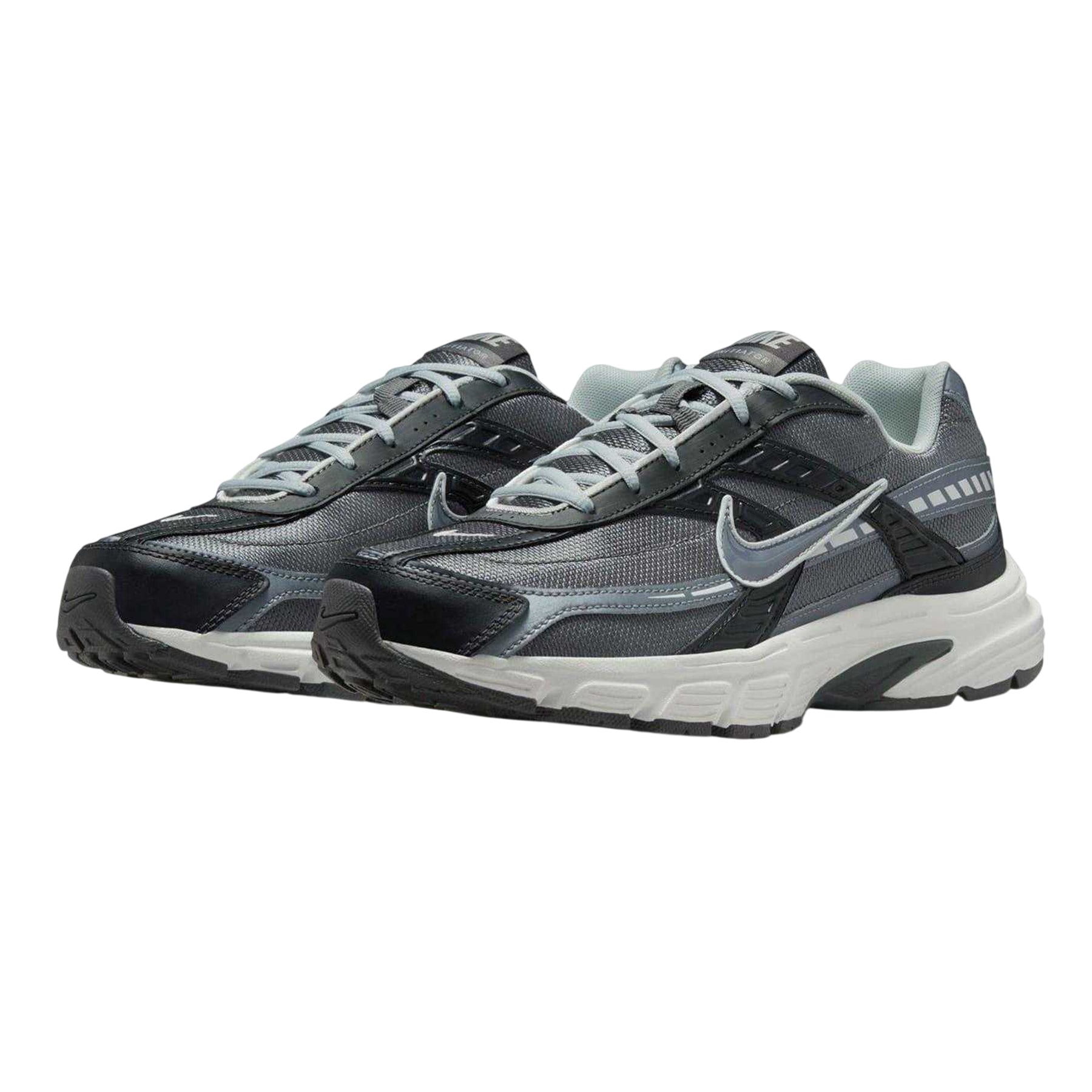 Anthracite-Grey - Pack Shot - Nike Mens Initiator Logo Cushioned Trainers