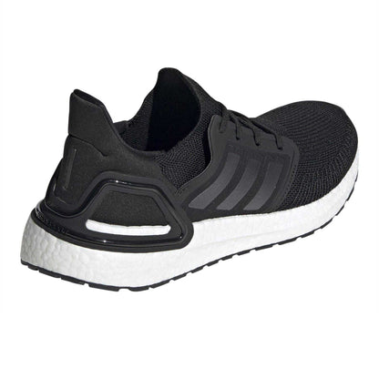 Black-Night-White - Back - Adidas Mens Ultraboost Running Flat Shoes