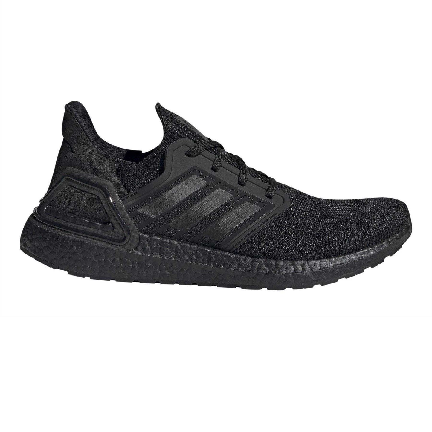 Black-Solar Red - Front - Adidas Mens Ultraboost Running Flat Shoes