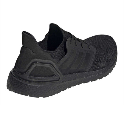 Black-Solar Red - Back - Adidas Mens Ultraboost Running Flat Shoes