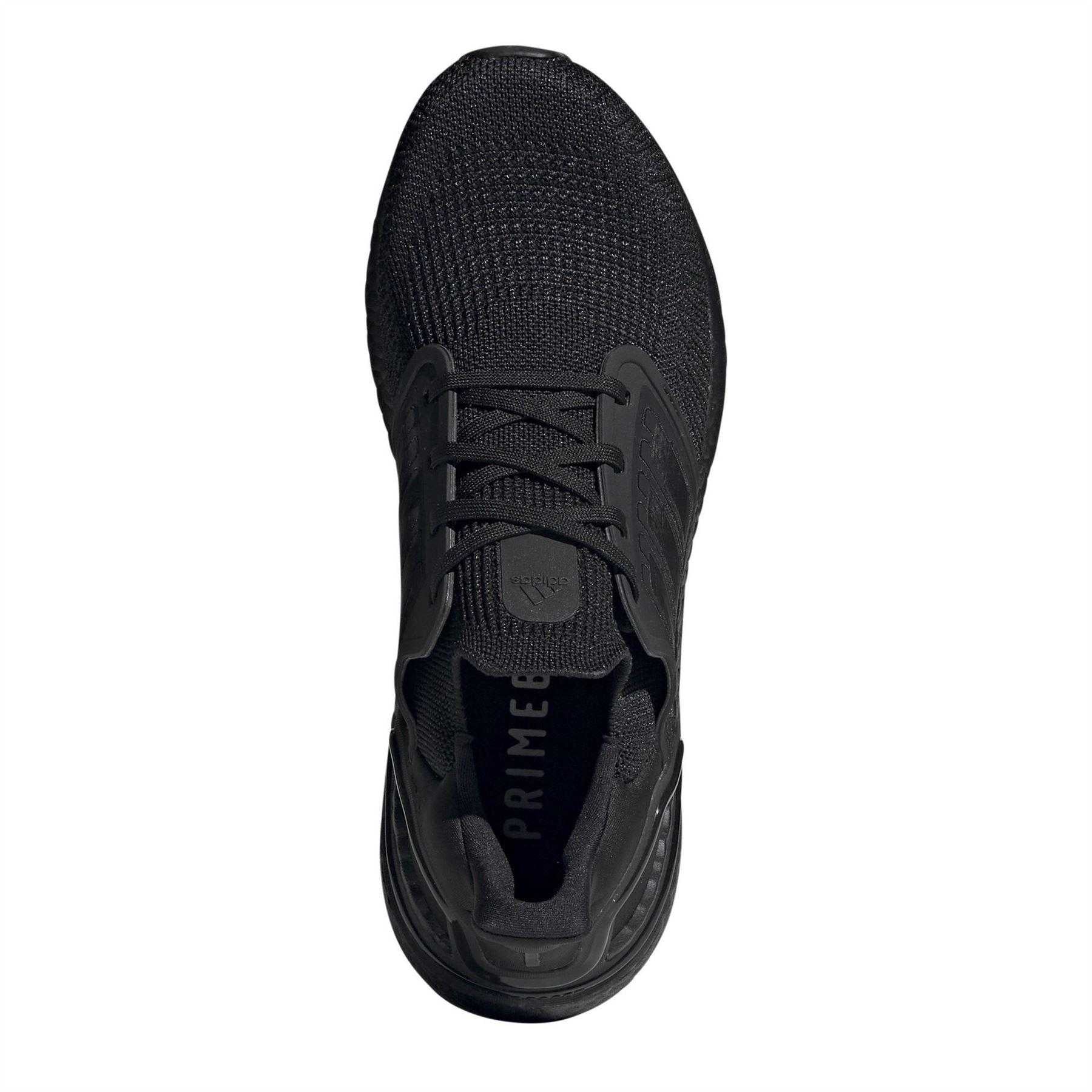 Black-Solar Red - Lifestyle - Adidas Mens Ultraboost Running Flat Shoes