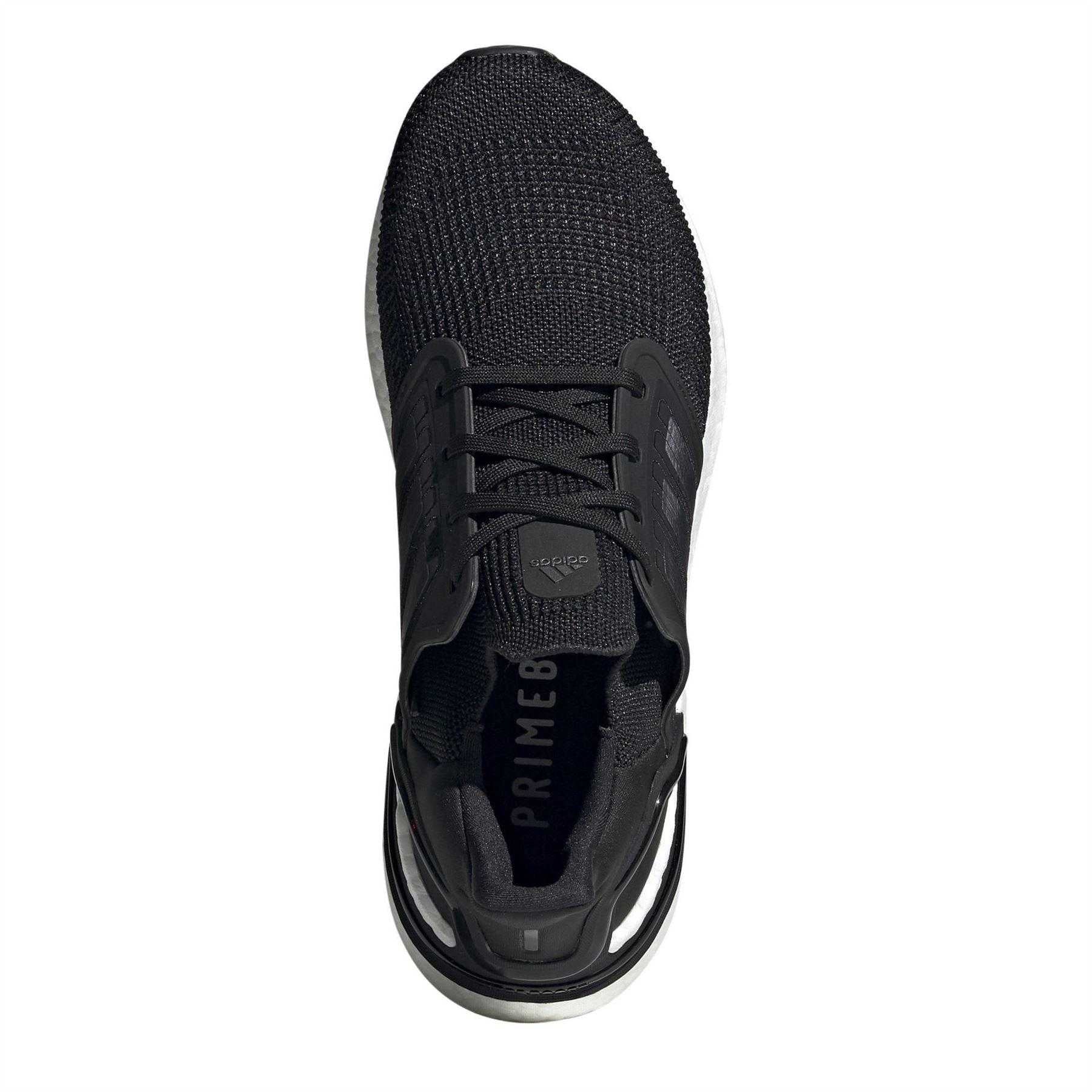 Black-Night-White - Lifestyle - Adidas Mens Ultraboost Running Flat Shoes