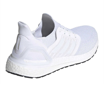 White-Black - Back - Adidas Mens Ultraboost Running Flat Shoes