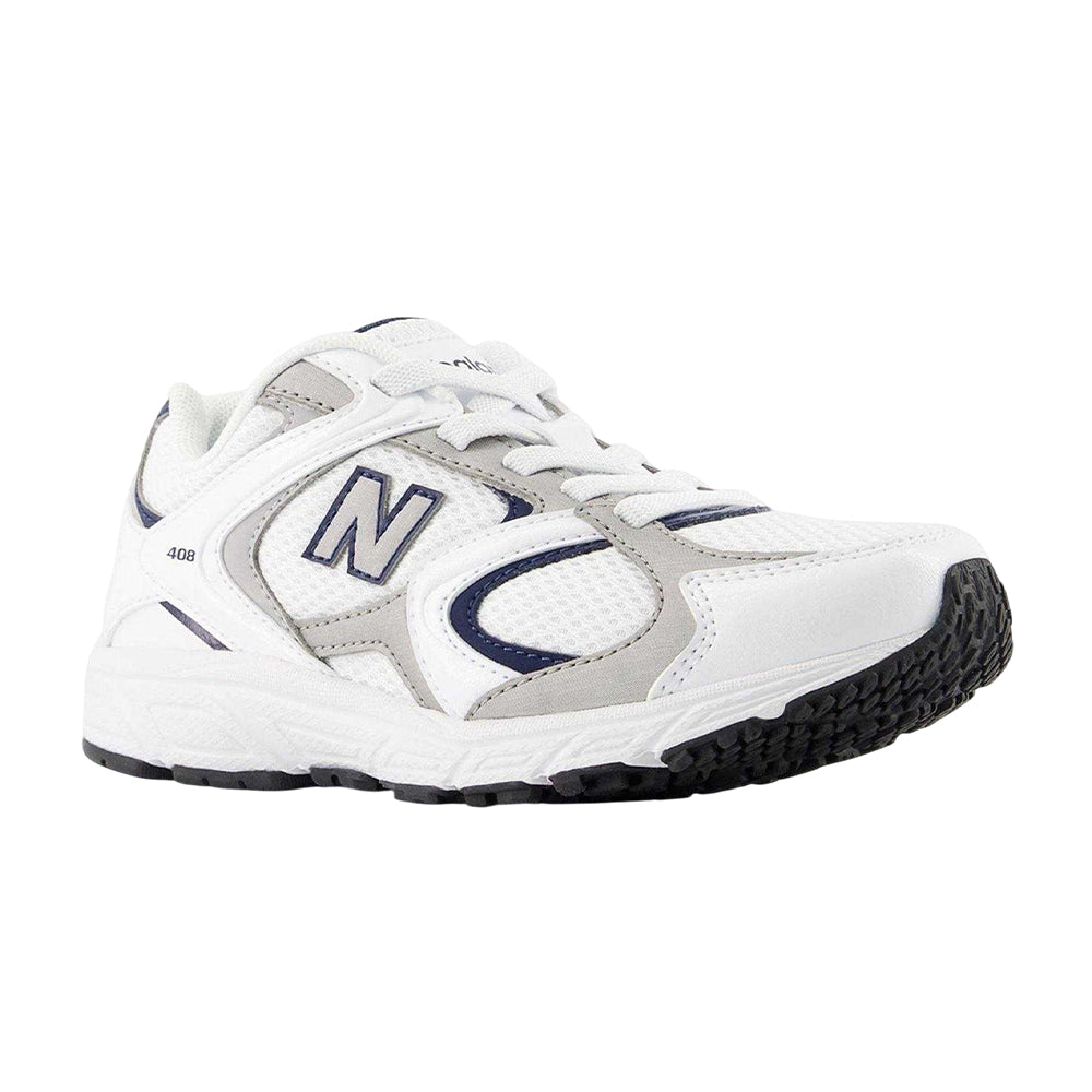 White-Navy - Lifestyle - New Balance Childrens-Kids 408 V1 Trainers