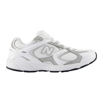 White-Black - Front - New Balance Childrens-Kids 408 V1 Trainers