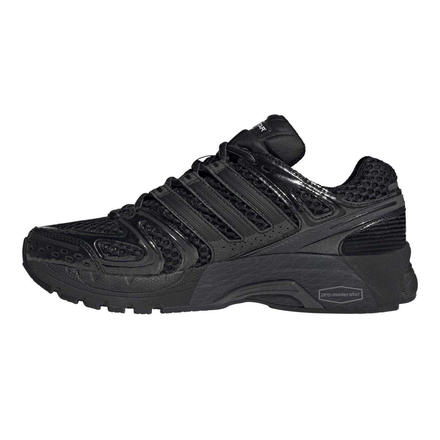 Black-Carbon - Side - Adidas Womens-Ladies Adistar Control 5 Running Shoes