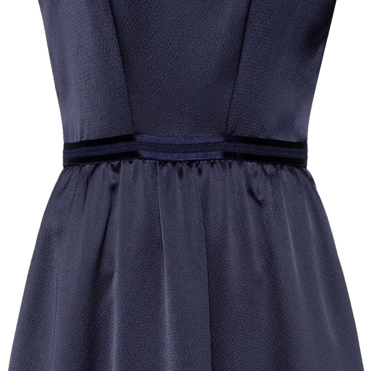 Blue - Back - Hugo Womens-Ladies Kihena-1 Dress
