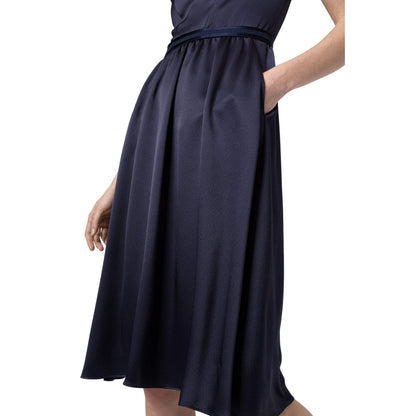 Blue - Side - Hugo Womens-Ladies Kihena-1 Dress