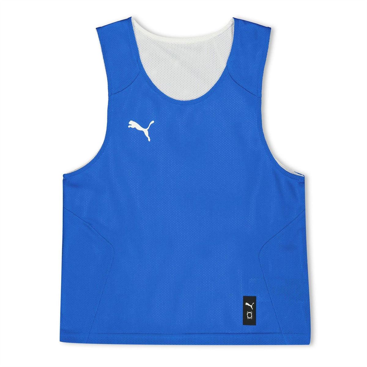 Electric Blue Lemonade - Side - Puma Childrens-Kids Team Relaxed Fit Basketball Jersey