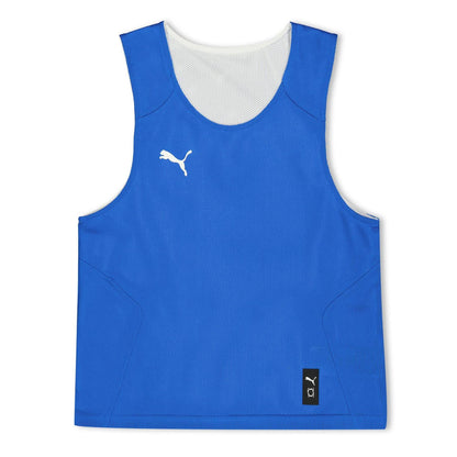 Electric Blue Lemonade - Side - Puma Childrens-Kids Team Relaxed Fit Basketball Jersey