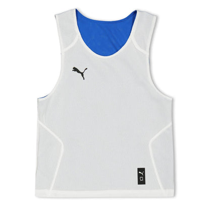 Electric Blue Lemonade - Front - Puma Childrens-Kids Team Relaxed Fit Basketball Jersey