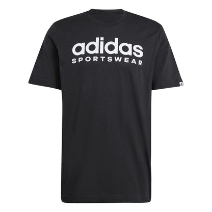 Black - Front - Adidas Mens Graphic Regular T-Shirt