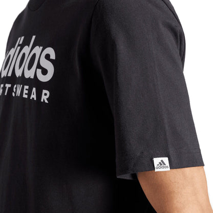 Black - Side - Adidas Mens Graphic Regular T-Shirt