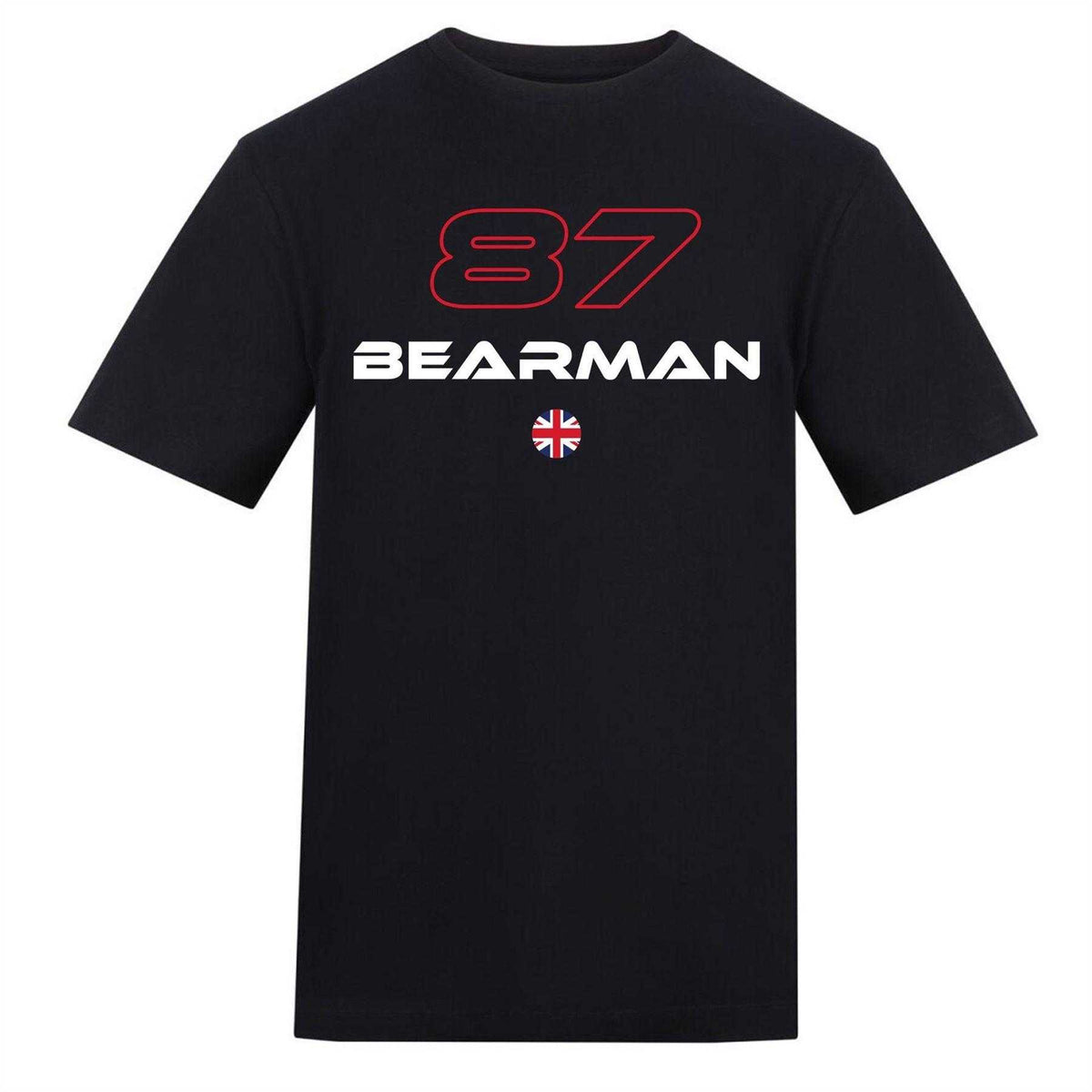 Black - Front - AWD Mens Bearman Graphic Print Short-Sleeved T-Shirt