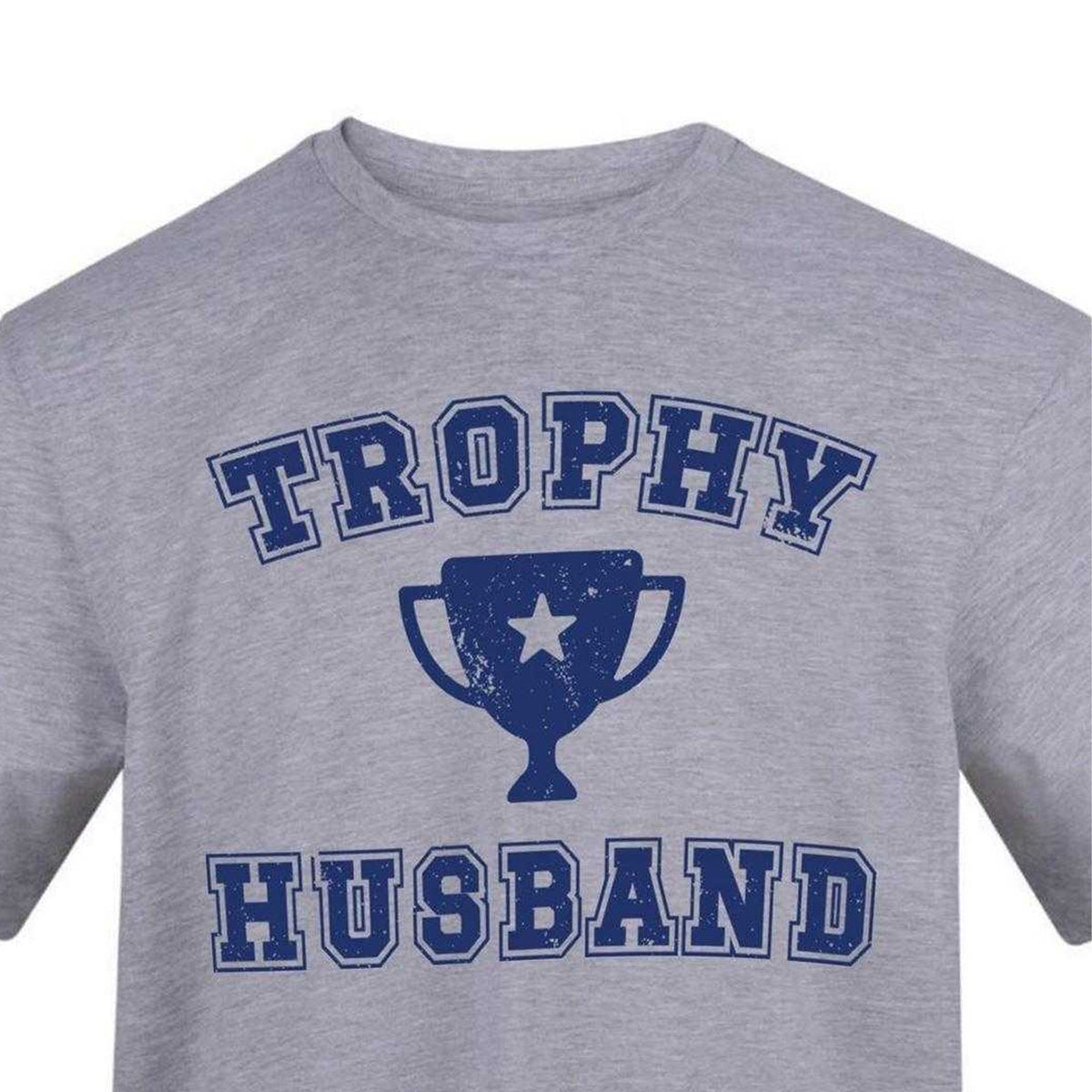 Grey - Side - AWD Mens Trophy Husband T-Shirt