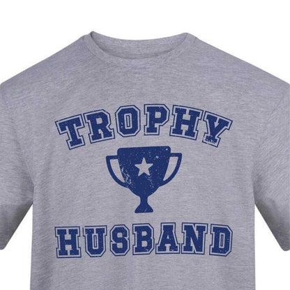Grey - Side - AWD Mens Trophy Husband T-Shirt