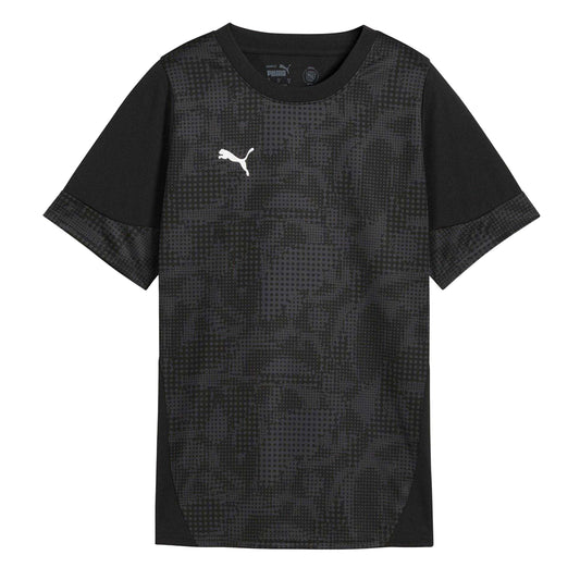 Black-Silver - Front - Puma Womens-Ladies Teamcup Training Referee Shirt