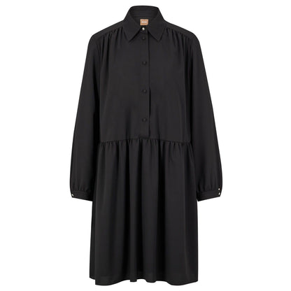 Black - Front - Boss Womens-Ladies Dabesa Mini Dress