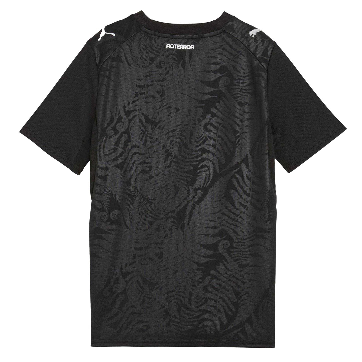 Black-Silver - Back - Puma Mens World Cup 2026 New Zealand Football Shirt