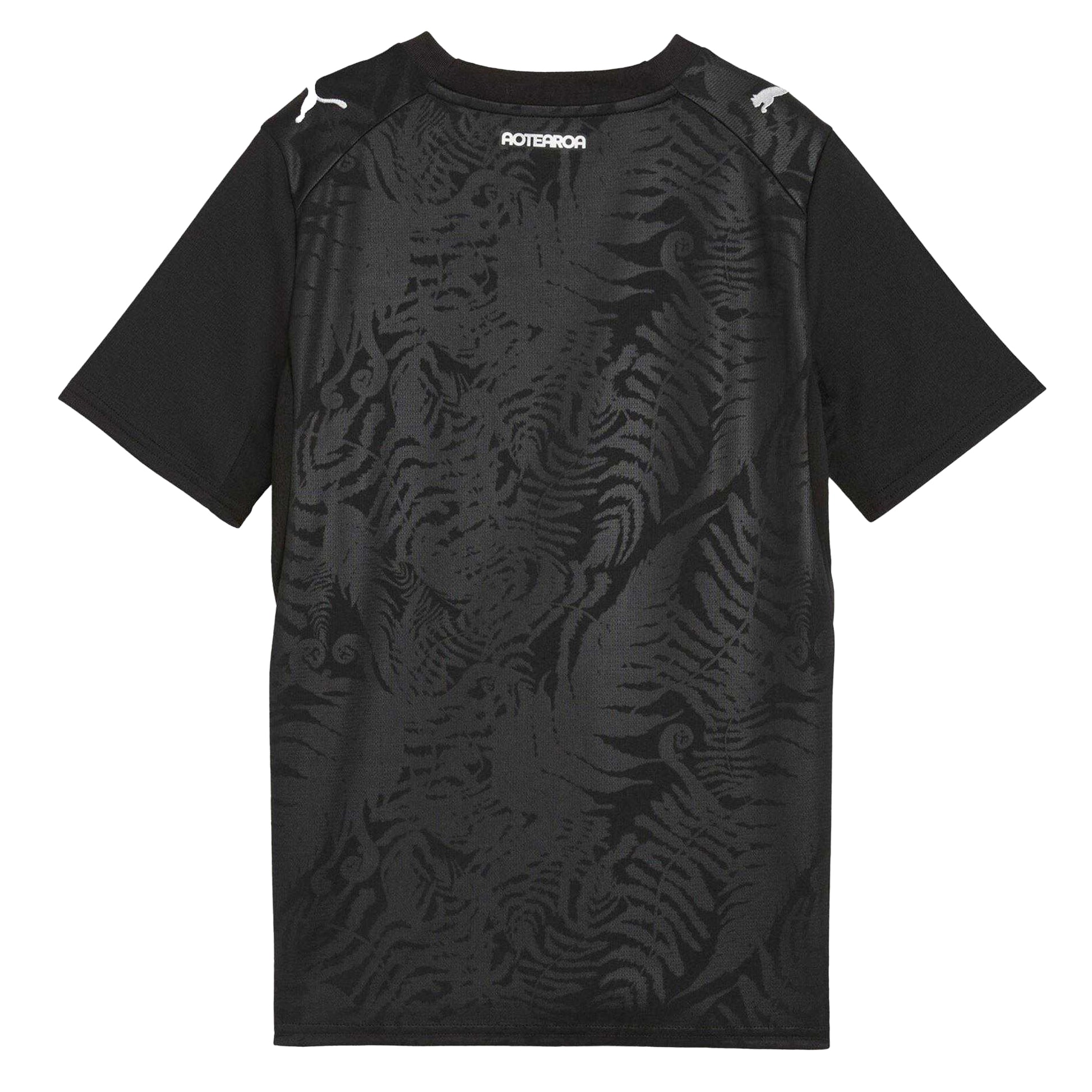 Black-Silver - Back - Puma Mens World Cup 2026 New Zealand Football Shirt